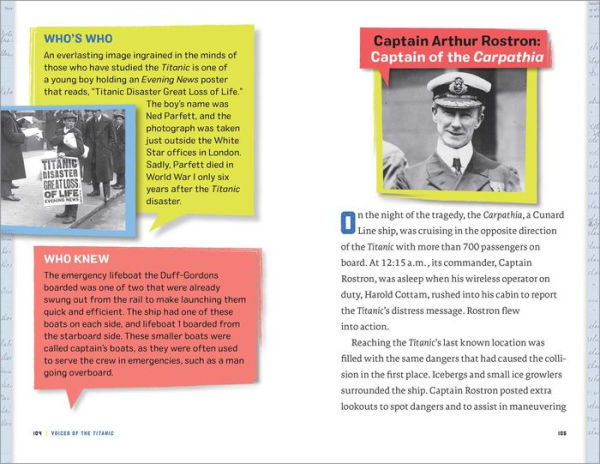 Voices of the Titanic: A Titanic Book for Kids