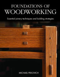 Ebook for free download for kindle Foundations of Woodworking: Essential joinery techniques and building strategies (English literature) RTF by Michael Pekovich 9781641551625