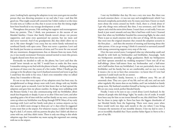 Adopting Hope: Stories and Real Life Advice from Birthparents, Adoptive Parents, Adoptees
