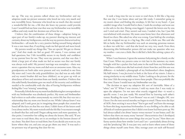 Adopting Hope: Stories and Real Life Advice from Birthparents, Adoptive Parents, Adoptees