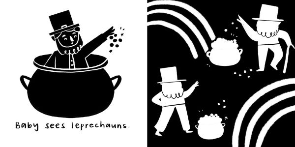 Baby Sees Fairy Tale Creatures: A High-Contrast Board Book for Babies