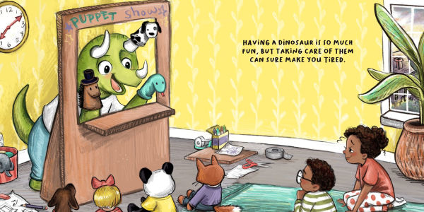 How to Put A Dinosaur Bed: Board Book