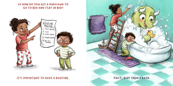 How to Put A Dinosaur Bed: Board Book