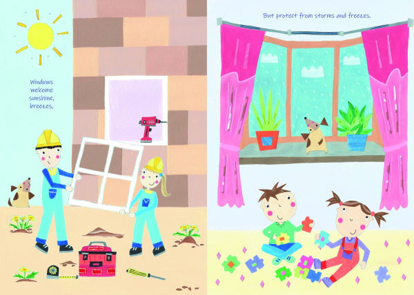 New House, Home: a Picture Book About Building House