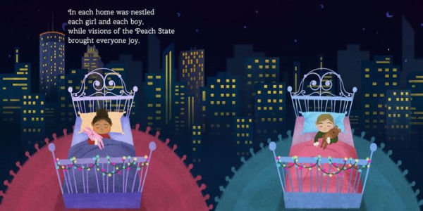 12 Little Elves Visit Georgia: A Christmas Counting Picture Book