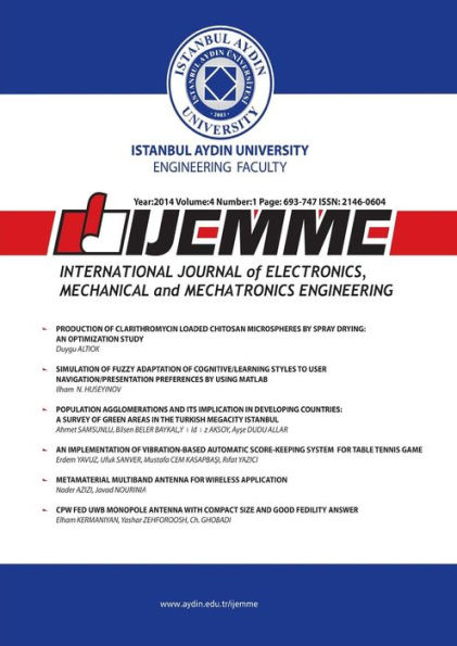 International Journal of Electronics, Mechanical and Mechatronics Engineering: Ijemme
