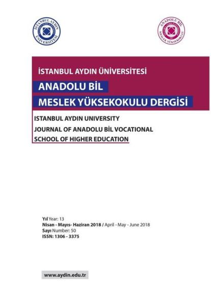 Istanbul Aydin Universitesi: Anadolu Bil Meslek Yuksek Okulu Dergisi