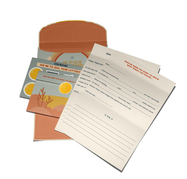 A Box of Friendship Fill in the Love Read Me When Box of Letters to Friend