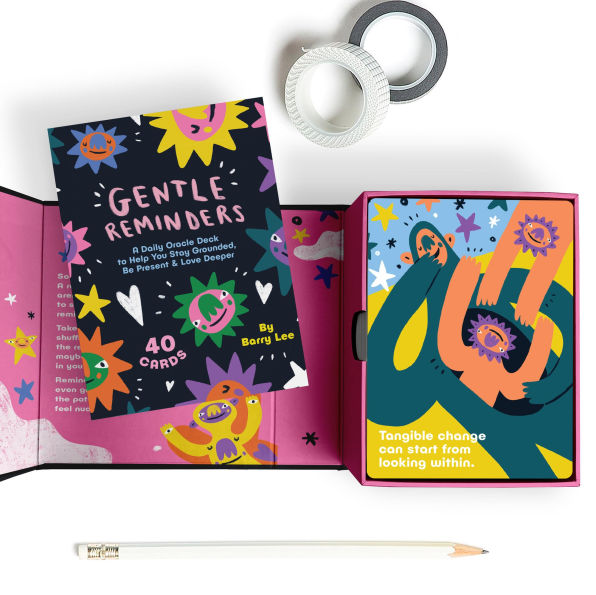 Gentle Reminders Daily Oracle Deck: To Help You Stay Grounded, Be Present & Love Deeper, 40 Positive Affirmation Cards