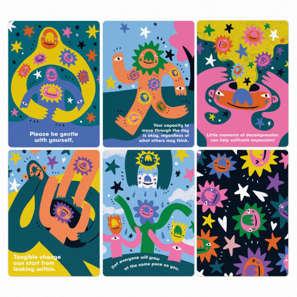 Gentle Reminders Daily Oracle Deck: To Help You Stay Grounded, Be Present & Love Deeper, 40 Positive Affirmation Cards