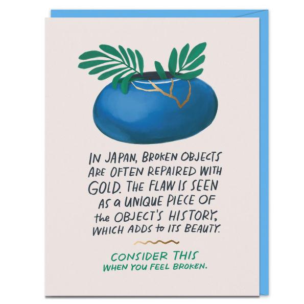 Broken Objects Empathy Cards (Box of 8 Greeting Cards With Envelopes)