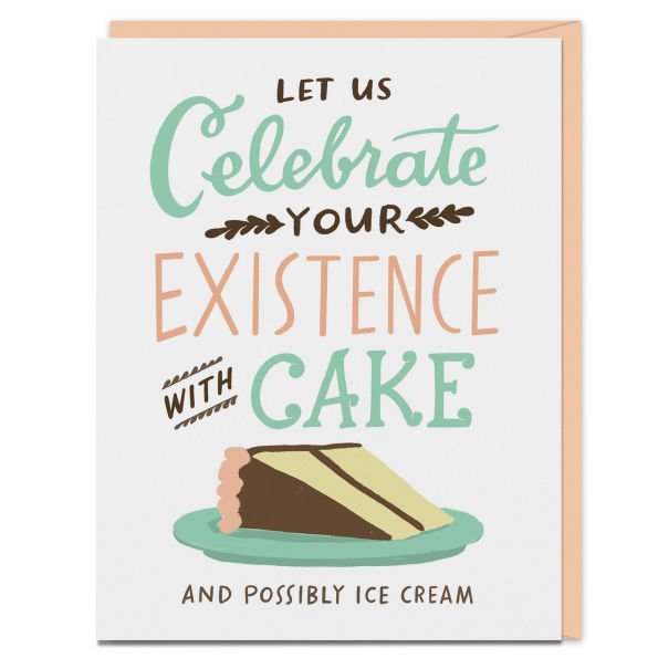 Celebrate With Cake Birthday Cards (Box of 8 Birthday Cards With Envelopes)