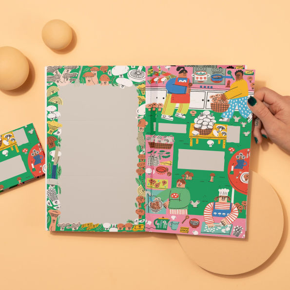 Mushrooms Forever All-in-One Send & Seal Letters Stationery Set