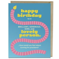 Title: Lovely Person Birthday Card, Author: Em & Friends