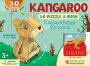 Kangaroo: Wildlife 3D Puzzle and Book