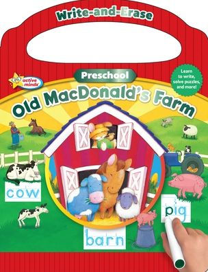 Active Minds Write-and-Erase Preschool Old MacDonald's Farm
