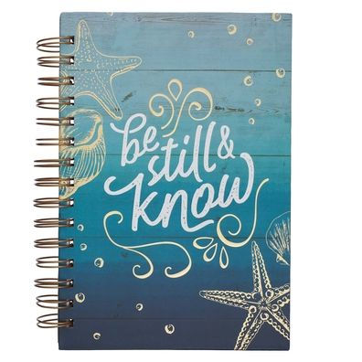 Journal Wirebound Blue Be Stil