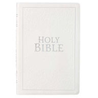 Title: KJV Bible Large Print Thinline White, Author: 