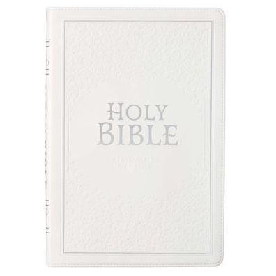 KJV Bible Large Print Thinline White