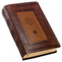 KJV Holy Bible, Giant Print Standard Size Faux Leather Red Letter Edition - Thumb Index & Ribbon Marker, King James Version, Saddle Tan/Butterscotch