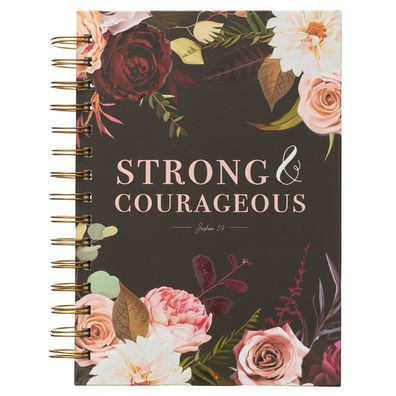 Large Wire Journal Strong & Courageous Prov. 31:25