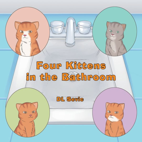 Four Kittens the Bathroom