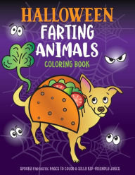 Title: Halloween Farting Animals Coloring Book: Spooky Fartastic Pages to Color & Silly Kid-Friendly Jokes, Author: C S Adams