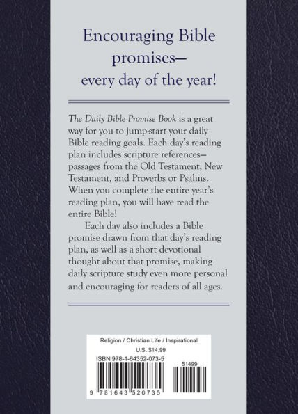 The Daily Bible Promise Book: A 365-Day Devotional and Bible Reading Plan