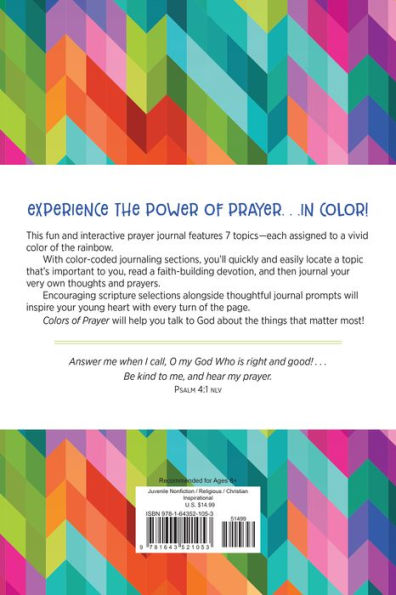 Colors of Prayer: An Interactive Devotional Journal for Kids