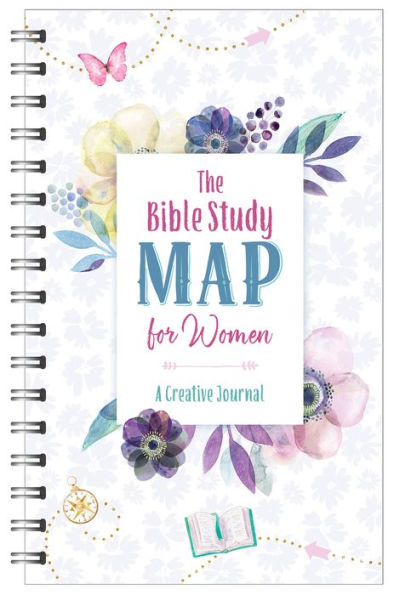 The Bible Study Map for Women: A Creative Journal by Barbour Books 
