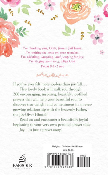 Praying Your Way to Joy: 200 Inspiring Prayers for a Woman's Heart