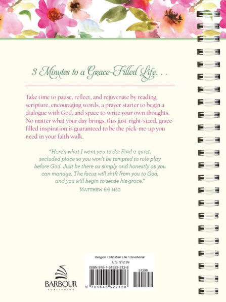 Choose Grace: 3-Minute Devotions for Women Journal