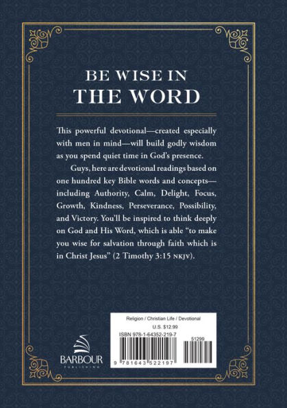 Wise in the Word: Devotions for Men