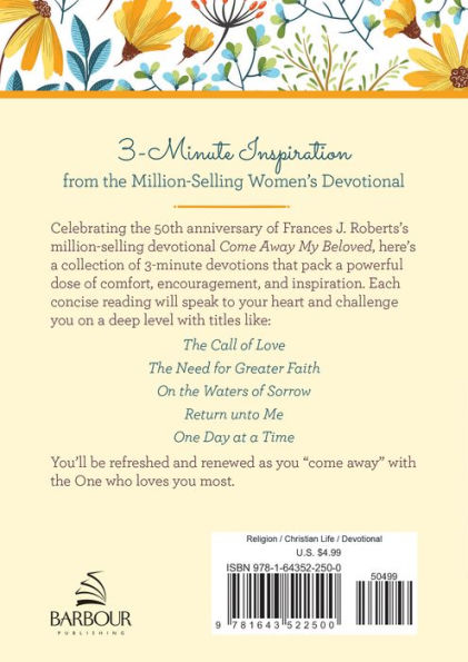 Come Away My Beloved: 3-Minute Devotions for Women