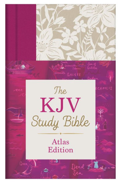 The KJV Study Bible: Atlas Edition, Thumb Indexed [Wildflower Bouquet]