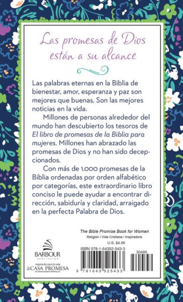 El libro de promesas de la Biblia para mujeres: 1000 promesas de la Palabra de Dios