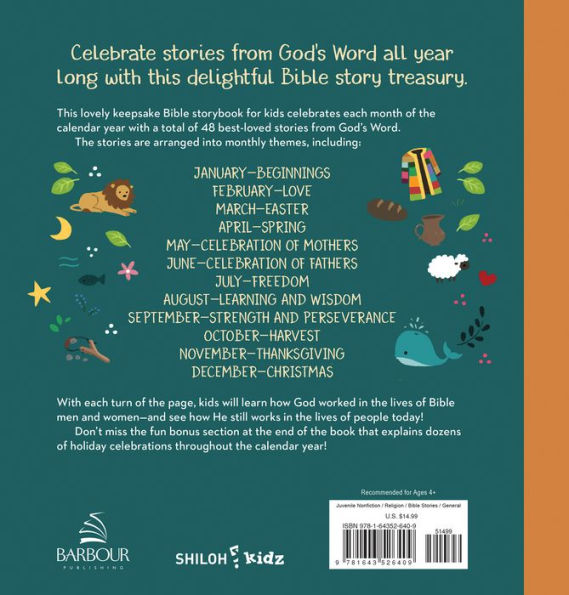 A Year of Bible Stories: A Treasury of 48 Best-Loved Stories from God's Word