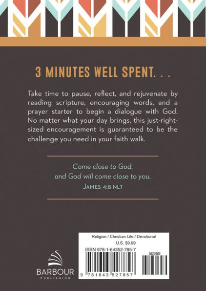 3-Minute Daily Devotions for Men: 365 Encouraging Readings