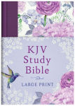 Alternative view 1 of KJV Study Bible, Large Print [Hummingbird Lilacs]