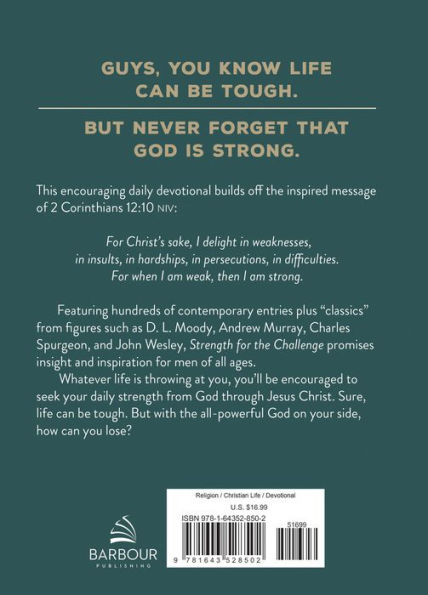 Strength for the Challenge: 365 Devotions for Men