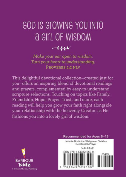 How God Grows a Girl of Wisdom: A Devotional