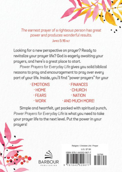 Power Prayers for Everyday Life: 500 Encouraging Prayers for Women