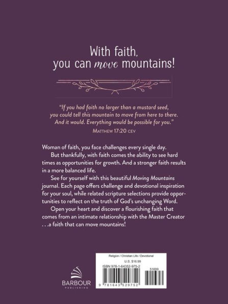 Moving Mountains: A Faith-Filled Devotional Journal for Women