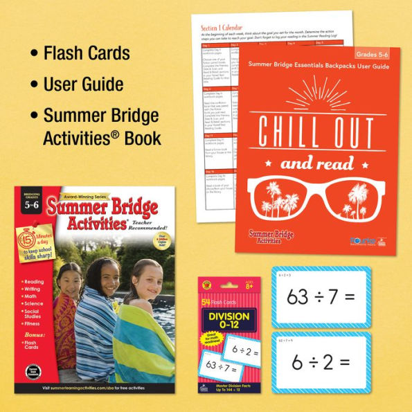 Summer Bridge Essentials Backpack, Grades 5 - 6