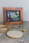 Alternative view 5 of Stitch a Masterpiece: 25+ Iron-On Embroidery Designs from Famous Artists; van Gogh, Monet, Renoir, C zanne & more