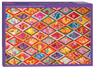 Title: Kaffe Fassett's Diamond Quilt Jigsaw Puzzle for Adults: 1000 pieces, Dimensions 29.5 x 19.7