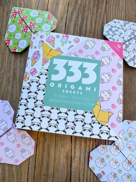 333 Origami Sheets Kawaii Designs: High-Quality Double-Sided Paper Pack Book