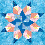 Alternative view 2 of Carol Doak's Starry Block of the Month: 12 Paper-Pieced Quilt Blocks, 3 Projects