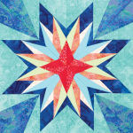 Alternative view 4 of Carol Doak's Starry Block of the Month: 12 Paper-Pieced Quilt Blocks, 3 Projects