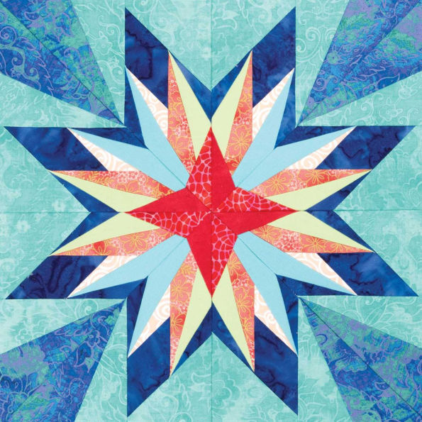 Carol Doak's Starry Block of the Month: 12 Paper-Pieced Quilt Blocks, 3 Projects